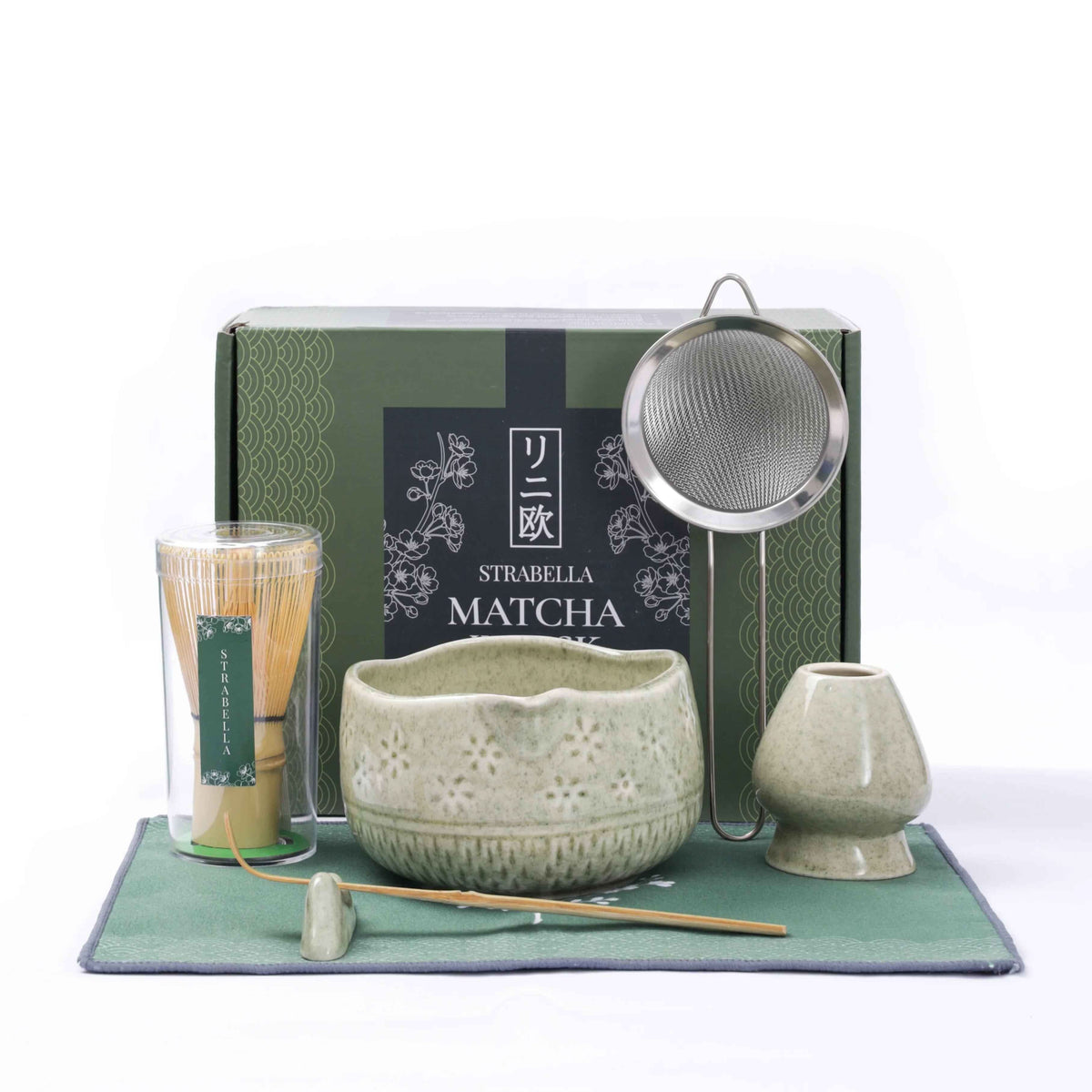 Matcha Whisk Set — Bamboo Chasen + Ceramic Chawan Gift Sets