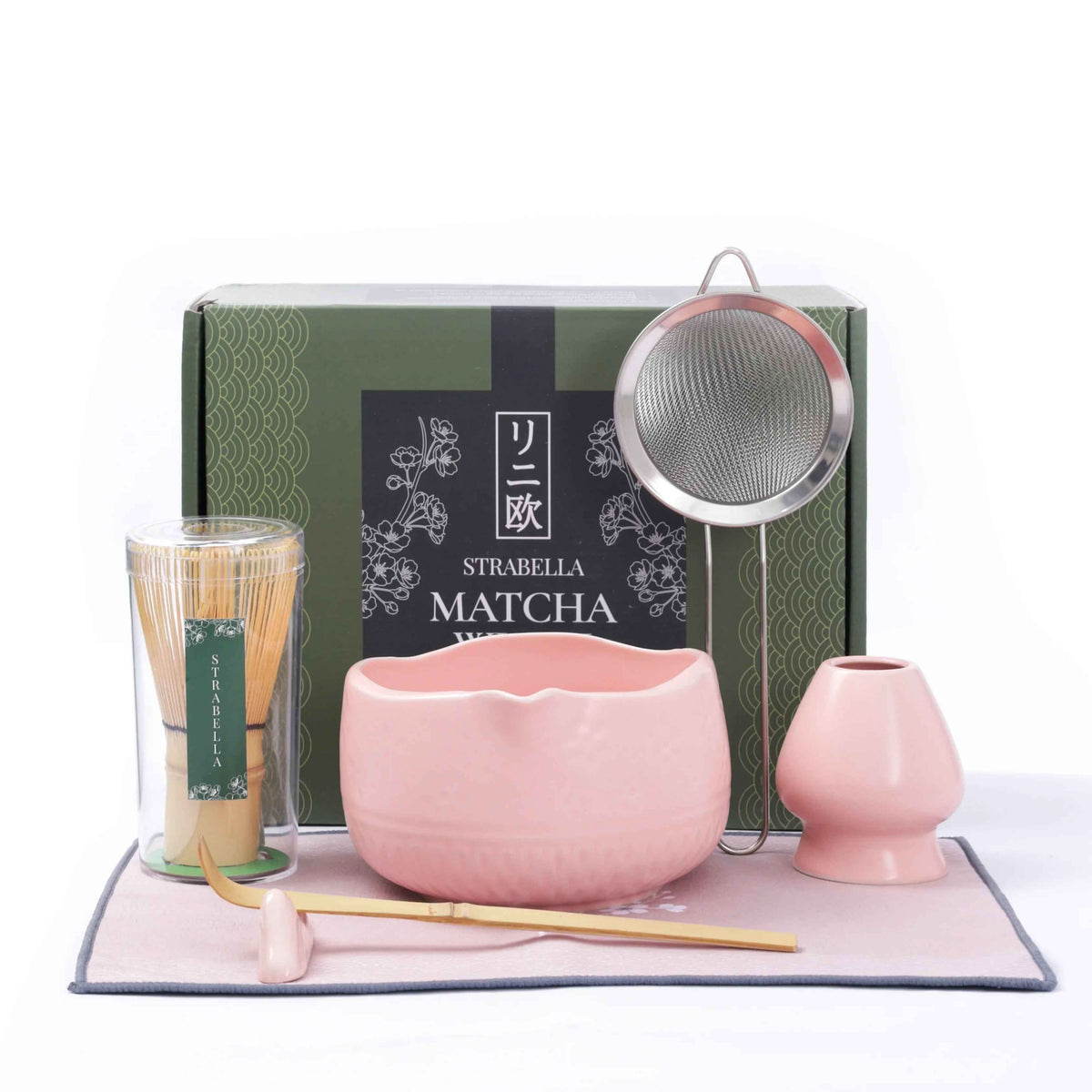 Matcha Whisk Set — Bamboo Chasen + Ceramic Chawan Gift Sets
