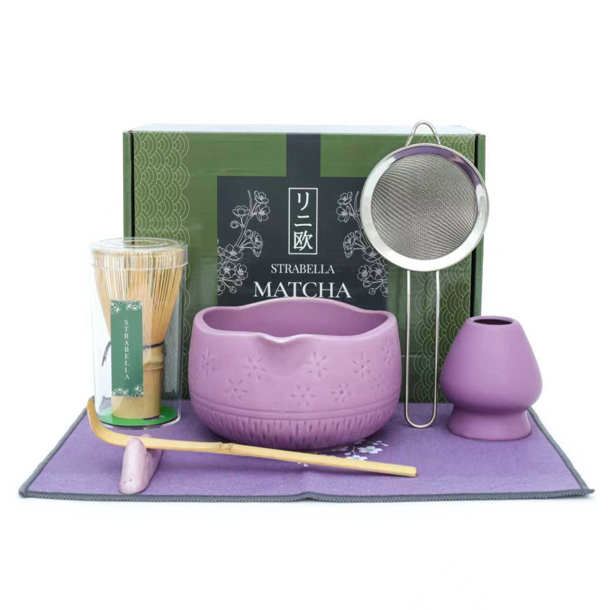 Matcha Whisk Set — Bamboo Chasen + Ceramic Chawan Gift Sets